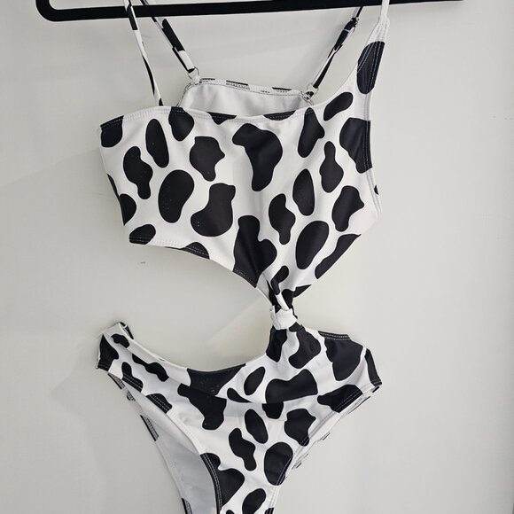 Cow Print Bodysuit - Picture 2 of 5